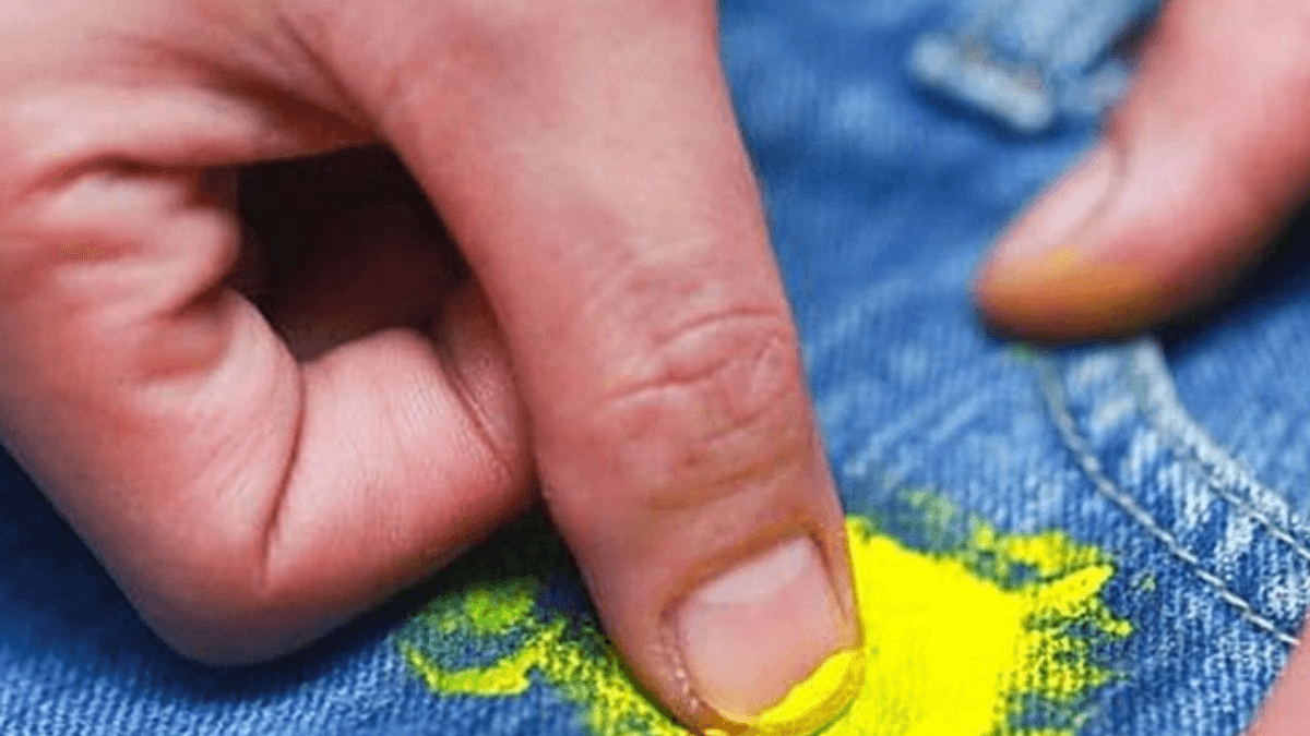 Cómo sacar mancha de pintura en pantalón fácilmente